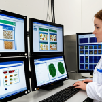 **

Prompt:  A modern food processing plant interior.  Focus on traceability.  An ERP system interface on a large screen displays a detailed supply chain map of ingredients, with lot numbers, supplier information, and quality certificates linked to each batch.  Technicians in lab coats are monitoring the screen.  Emphasis on clean, efficient, and data-driven quality control.

**