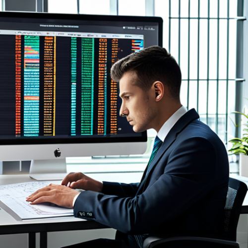 A professional project control engineer in a tailored business suit, seated at a sleek workstation in a contemporary, sunlit office. On the laptop screen, an intricate Excel spreadsheet is visible, showcasing detailed budget forecasts and a clear project timeline. The individual is focused, embodying efficiency and analytical expertise. Perfect anatomy, correct proportions, well-formed hands, proper finger count, natural body proportions, natural pose, fully clothed, modest clothing, appropriate attire, professional dress, safe for work, appropriate content, professional, high quality, professional photography.