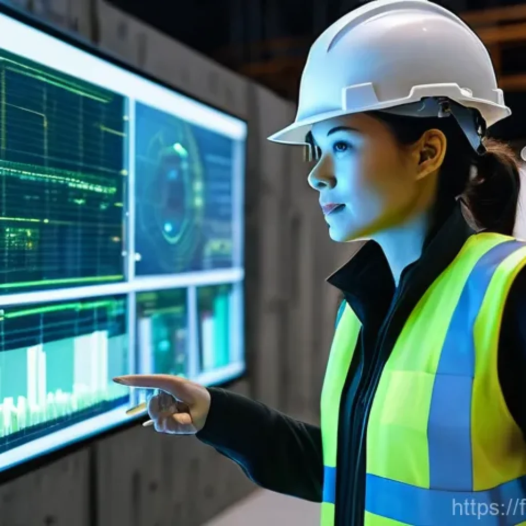 공정관리기술자의 국제 세미나 참여 후기 - **Prompt 1: AI-Powered Construction Site Co-Pilot**
"A wide-angle, dynamic shot of a futuristic ...