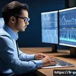 Home 19 공정관리기술자와 크레인 스케줄 관리 - A highly detailed, professional illustration of a planning engineer, male or female, in a modern, we...